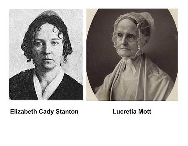 Elizabet Cody Stanton y Lucretia Mott