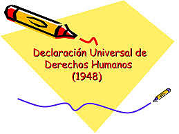 1948 Declaración de los derechos humanos