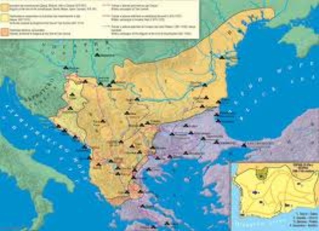 El Primer Imperio Búlgaro es conquistado por el Imperio Bizantino.