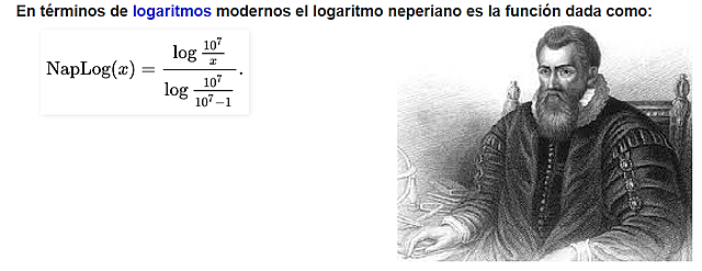 Descubrimiento de los Logaritmos
