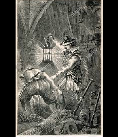 Discovery of the gunpowder