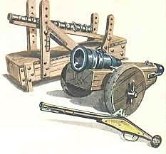 ARMAS:ARCABUZ,BOMBARDAS