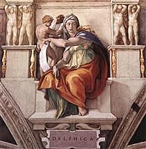 Sistine Chapel Celing: The Delphic Sibyl