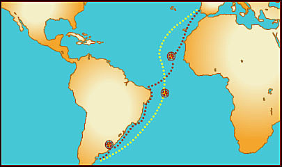 Primer viaje de Amercico Vespucio