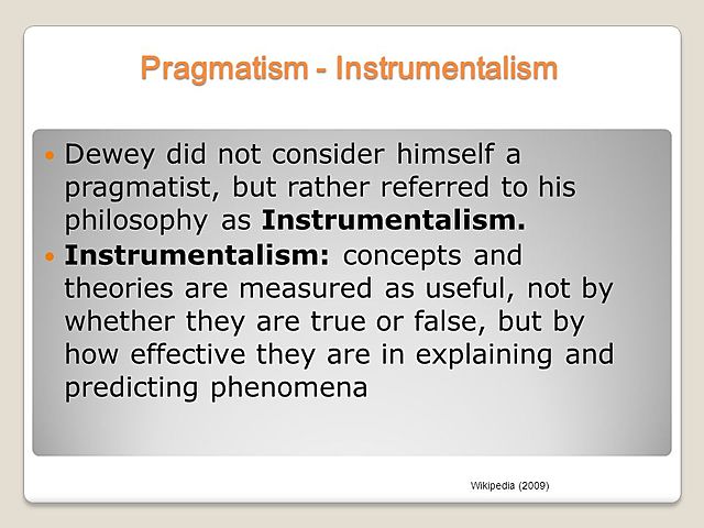 Instrumentalism