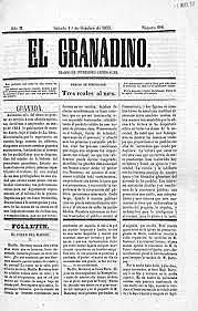 FUNDACIÓN DE EL PERIÓDICO "EL GRANADINO"