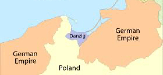 2 de setembro - Alemanha anexa a cidade livre de Danzig.