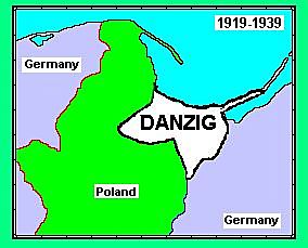 Alemanha anexa a cidade livre de Danzig