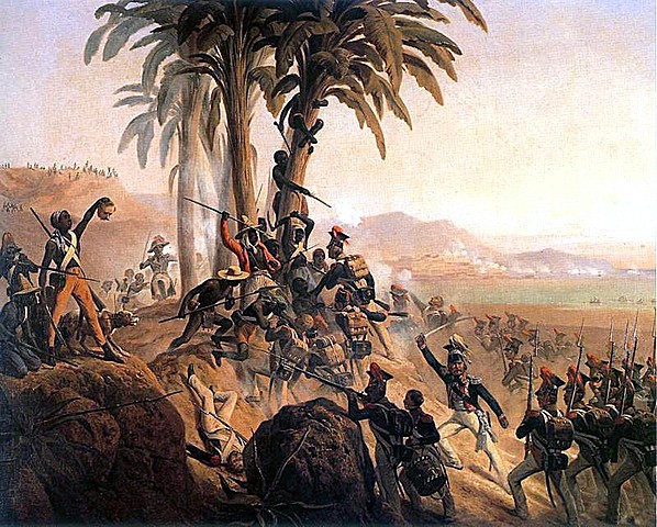 Rendición de las tropas francesas en Saint-Domingue