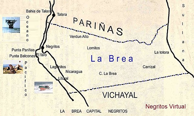 PERU, YACIMIENTOS DE NEGRITOS