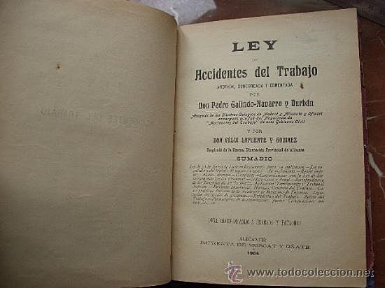 Ley de Accidentes de Trabajo de Bernando Reyes