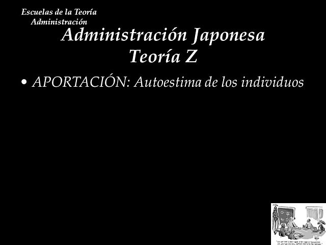 Teoría Z (Escuela japonesa)