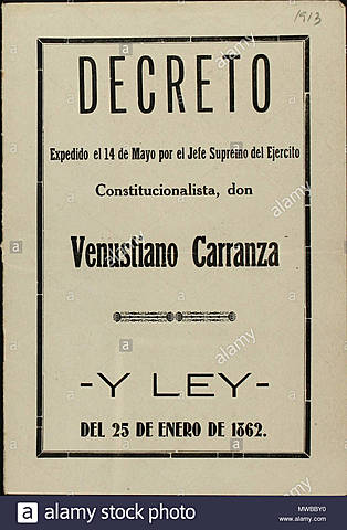 Decreto de Carranza