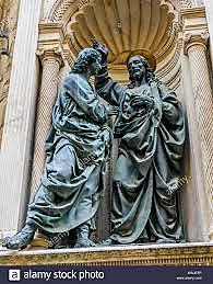 Cristo y Santo Tomas