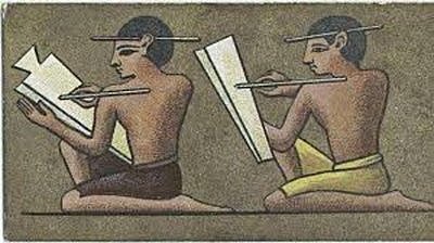 Anotación de las entradas y los gastos en Egipto