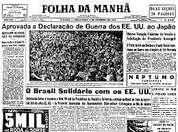 os Estados Unidos declaram guerra ao Império Japonês.