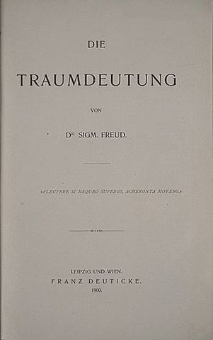 Publication de "L´interprétation des rêves"
