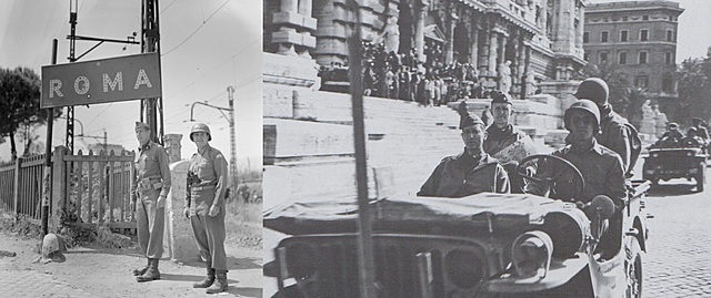 os aliados entram em Roma.