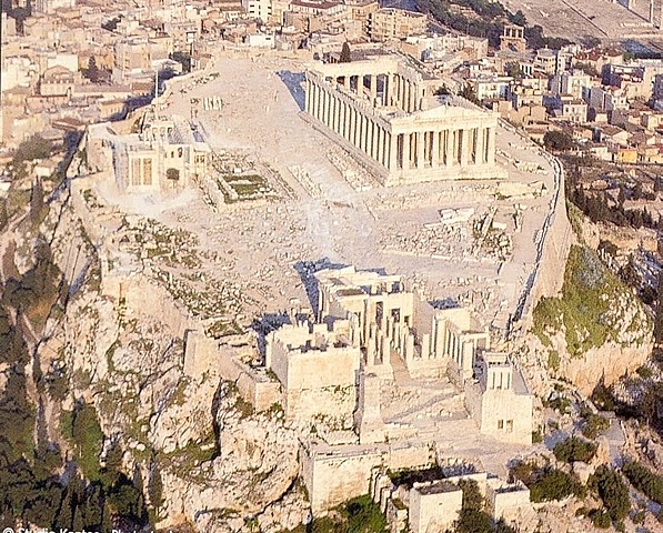 Aristoteles cuida de Alejandro Magno