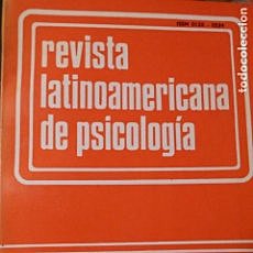 revista latinoamericana de psicología