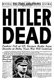 30 de abril - Hitler se suicida em Berlim.