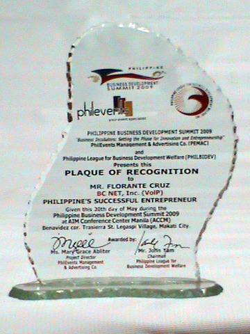 Business Development Summit Award