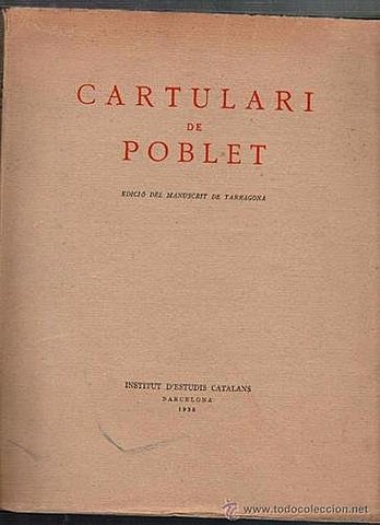 “Cartulari” (Libro mayor)
