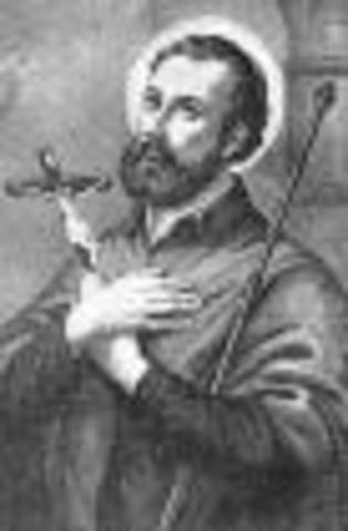 Saint Francis Zavier arrives in Japan