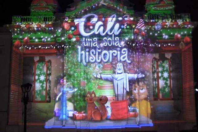 Cali, Catedral San Pedro de Apóstol, alusión al alumbrado