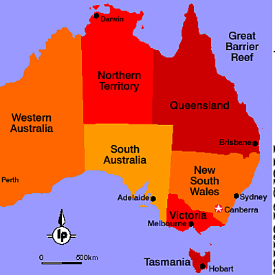 Timeline: Australian Colonies