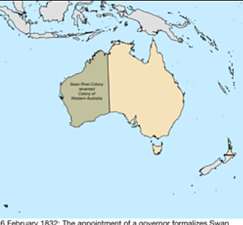 Changing New Holland( Swan River) Into Western Australia