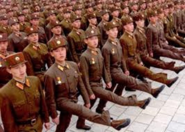 North Korean troops began to invade South Korea