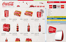 Coca-Cola implementa sistema para compras en linea.