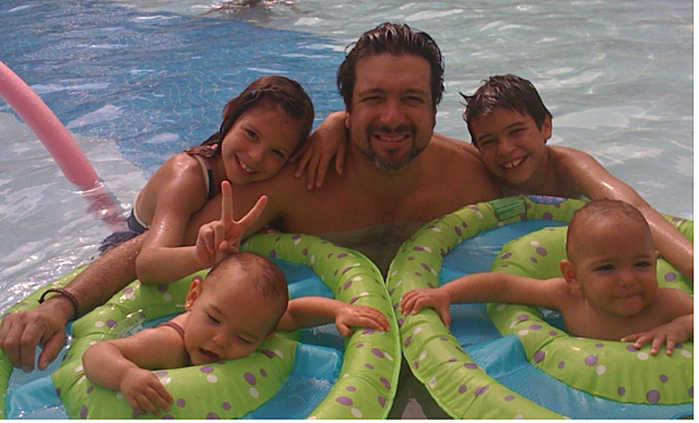 Nacieron mis hermanos Pablo y Lucia