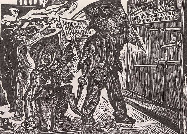 Huelga de mineros en Cananea