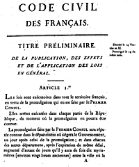 Código Civil Napoleónico