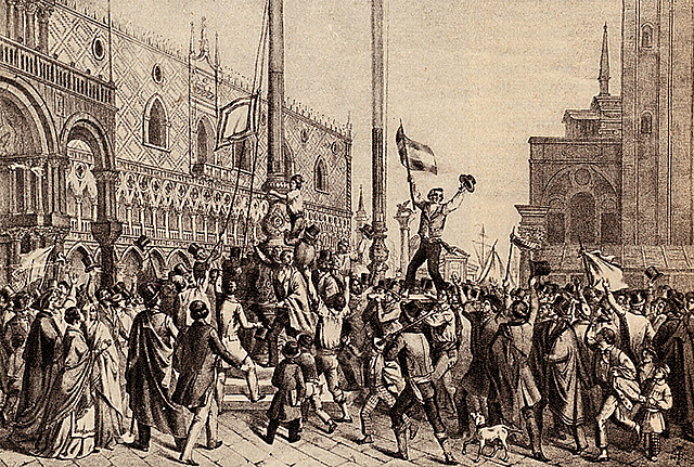Italia, rivolta di Venezia