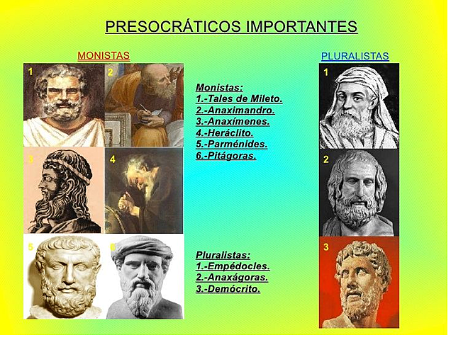 PENSADORES PRESOCRATICOS