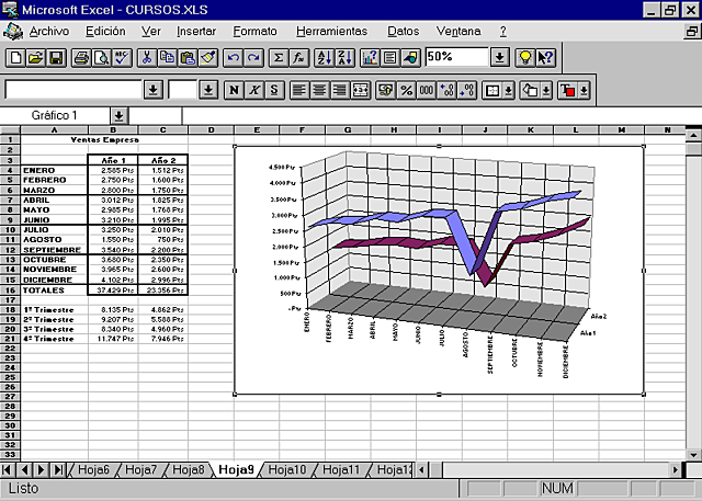 EXCEL 8.0 EXCEL 97 - OFFICE 98