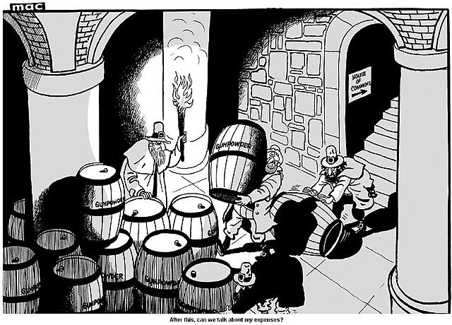 King James' Men Search the Cellars
