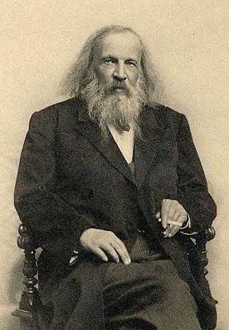Dmitri Mendeleev ordenó 63 elementos