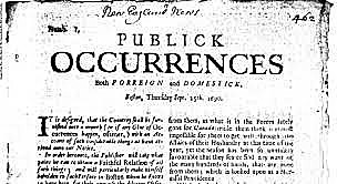 1690 DC PRIMER PERIÓDICO DE AMÉRICA