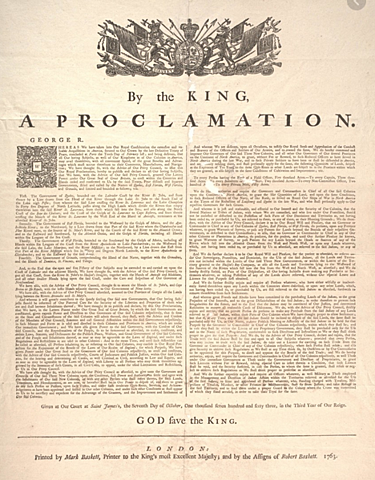 Proclamation of 1763