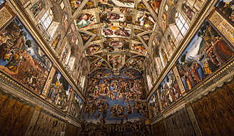 Miguel ángel culmina la capilla Sixtina
