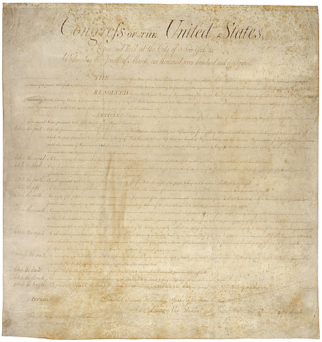 Bill of Rights adopted