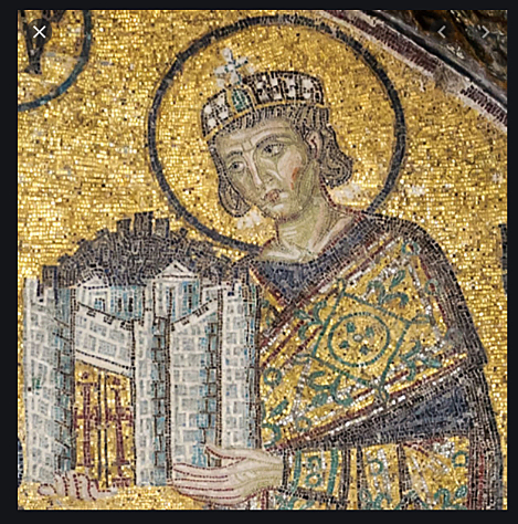 Constantinople becomes capital of eastern Roman Empire