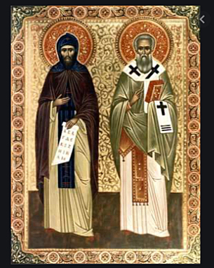 Beginning of Christian missionary work of Cyril and Methodius in Slavic lands