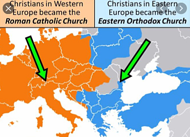 Schism between Eastern and Western Christianity