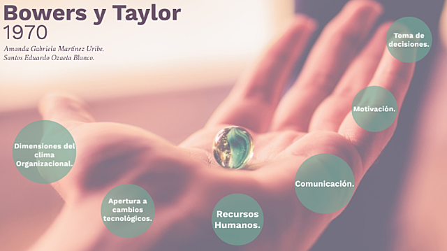 Encuesta Organizacional de Bowers y Tarlor