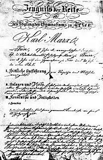 EDUCACION DE KARL MARX